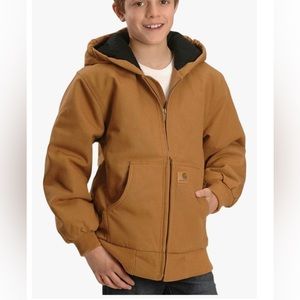 Carhartt Kids Brown Hooded Jacket
